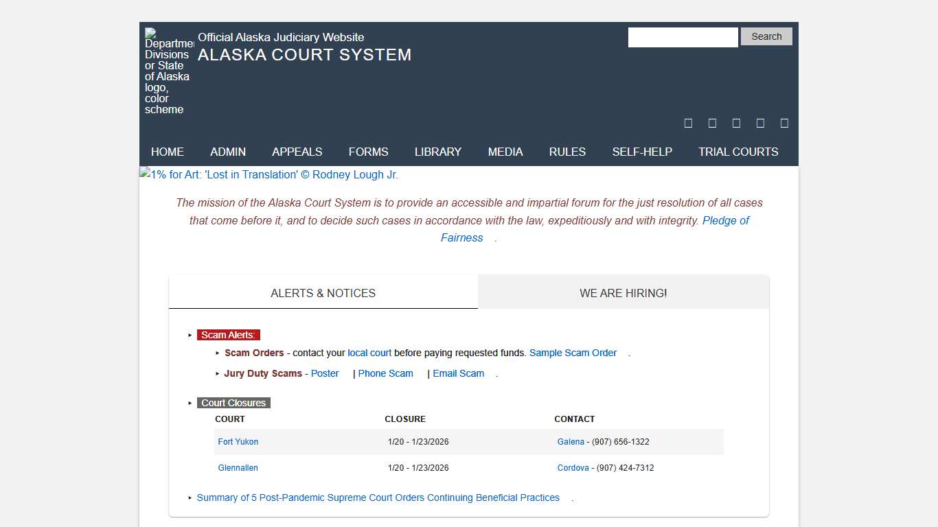 Home Page - Alaska Court System
